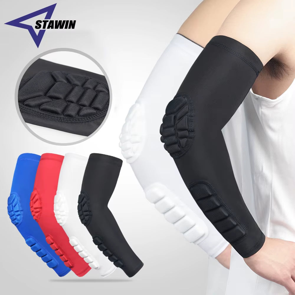 1PCS Arm Sleeves, Youth Adult Basketball Shooter Sleeves,Elbow Forearm Crashproof Pads for Football Basketball Volleyball Soccer