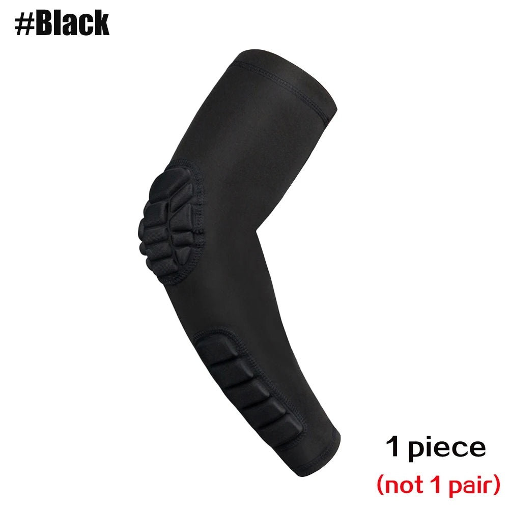 1PCS Arm Sleeves, Youth Adult Basketball Shooter Sleeves,Elbow Forearm Crashproof Pads for Football Basketball Volleyball Soccer
