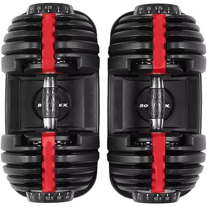 Custom Home Gym Pesas Digital Adjustable Dumbles Weight Lifting Dumbbells 24Kg 52.5Lbs