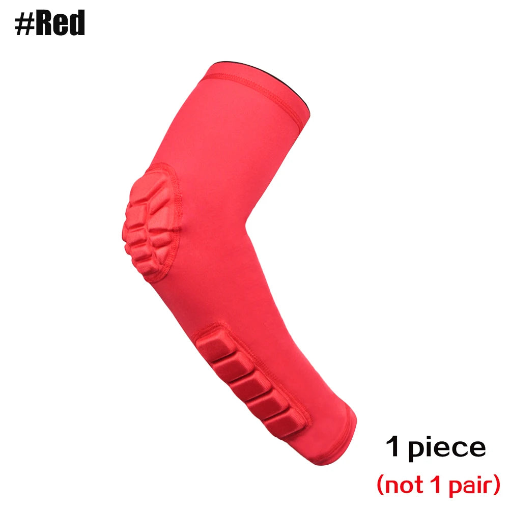 1PCS Arm Sleeves, Youth Adult Basketball Shooter Sleeves,Elbow Forearm Crashproof Pads for Football Basketball Volleyball Soccer